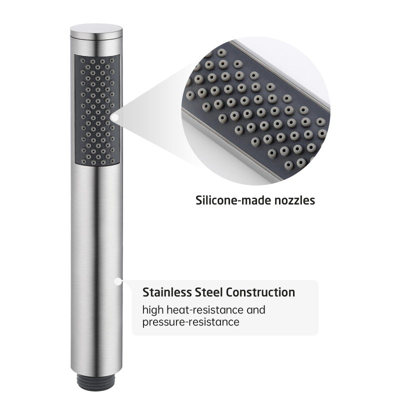 KES Bathroom Handheld Shower Head with Extra Long Hose and Bracket Holder Shower Wand Polished SUS304 Stainless Steel, LP150-PS - Image 5